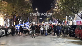Θεσσαλονίκη: Σε εξέλιξη πορεία κατά του υποχρεωτικού εμβολιασμού στο κέντρο!