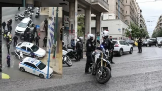 Πυροβολισμοί στο κέντρο της Αθήνας -Αυτοκίνητο εμβόλισε μηχανή της ΔΙΑΣ, μετά από καταδίωξη