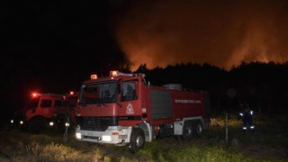 Σε εξέλιξη μεγάλη πυρκαγιά σε χωματερή στα Διαβατά