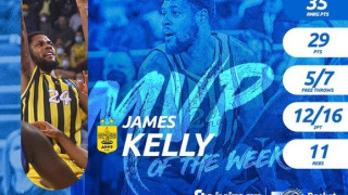 Άρης: «Back to back» Stoiximan MVP ο Κέλι για πρώτη φορά