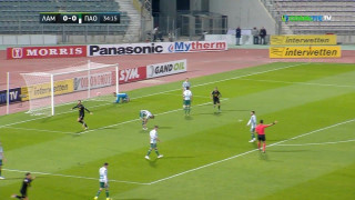 Το 1-0 της Λαμίας με τον Αραμπούλι