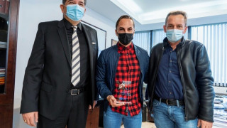 Βραβεύτηκε από τον Πρόεδρο του ΟΑΣΘ ο Χρυσός Ολυμπιονίκης Ιωάννης Μελισσανίδης