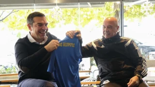 Ο Τσίπρας συνάντησε τον Ρότσα στην Ηγουμενίτσα