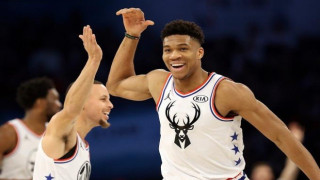 Δεύτερος σε ψήφους στην Ανατολή ο Γιάννης, προηγείται ο Κάρι στην ψηφοφορία του All Star Game