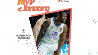 MVP Ιανουαρίου στην Ευρωλίγκα ο Γιαμπουσέλε