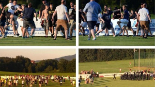 Άγριες συμπλοκές σε... «φιλικό» (video)