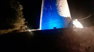 Ύδρα: Στα χρώματα της Ουκρανίας ο «Μύλος της Λόρεν»