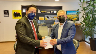 Επίσκεψη του Διαμαντή Γκολιδάκη στα γραφεία της ΕΔΑ ΘΕΣΣ