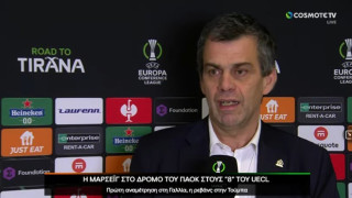 Κολέ: «Δυνατή ομάδα ο ΠΑΟΚ, πρέπει να είμαστε ταπεινοί απέναντί του»