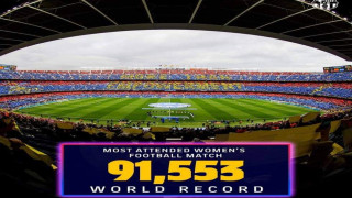 Παγκόσμιο ρεκόρ: 91.553 εισιτήρια στην Βαρκελώνη για αγώνα γυναικών!