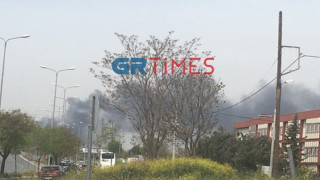 Συναγερμός για φωτιά στην κεντρική λαχανογορά στη Θεσσαλονίκη