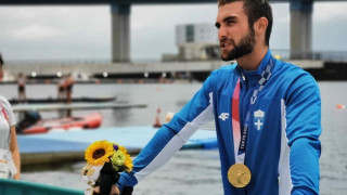 Ο Ολυμπιονίκης Στέφανος Ντούσκος στο 5o «Olympic Day Run» Greece
