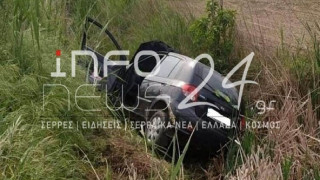 Θανατηφόρο τροχαίο στις Σέρρες – Αυτοκίνητο έπεσε σε αρδευτικό κανάλι
