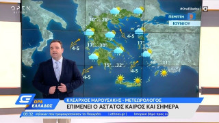Μαρουσάκης: Επικίνδυνος ο καιρός μέχρι και τη Δευτέρα του Αγίου Πνεύματος