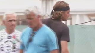 Τσιτσιπάς: Διαφώνησε με τον πατέρα του στην προπόνηση και αποχώρησε