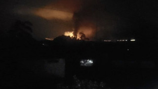 Η στιγμή της πτώσης του αεροπλάνου στην Καβάλα (vid)