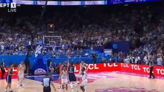 Το απίστευτο buzzer beater του Σλούκα στο τέλος του ημιχρόνου! (vid)