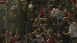 Φοβερά επεισόδια στο «Καραϊσκάκης»! (pcs+vds)