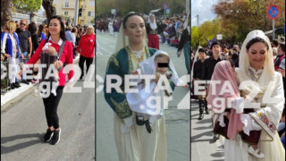 Επέτειος 28ης Οκτωβρίου: Παρέλασαν με τα μωρά στην αγκαλιά τους και... αποθεώθηκαν