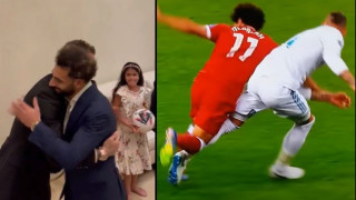 Η πρώτη επαφή μεταξύ Σαλάχ και Ράμος μετά τον τελικό του 2018