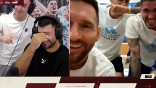 Μουντιάλ 2022: «Εισβολή» στο stream του Αγουέρο από Μέσι και συμπαίκτες του