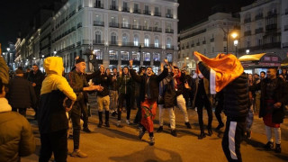 Μαροκινοί οπαδοί έστησαν πάρτι για την πρόκριση σε ισπανικές πόλεις