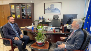 Συνάντηση του Διαμαντή Γκολιδάκη με τον πρόεδρο του ΟΑΣΘ