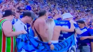 Η γυμνόστηθη οπαδός της Αργεντινής που προκάλεσε σάλο στο τελικό κινδυνεύει με φυλάκιση στο Κατάρ
