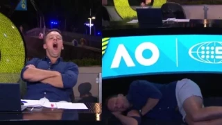 Σχολιαστής του Australian Open αποκοιμήθηκε την ώρα της μετάδοσης