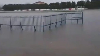 «Το νερό στο γήπεδο του Αλμωπού έφτασε τα 4,5 μέτρα, έγιναν καταστροφές»