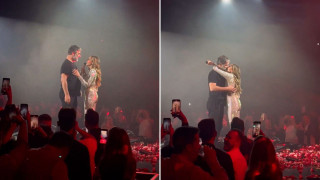 Βανδή – Μπισμπίκης: Αντάλλαξαν τρυφερό φιλί στην πίστα (vid)