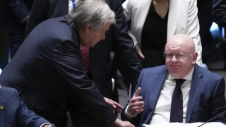 Ο Ρώσος εκπρόσωπος στον ΟΗΕ διέκοψε την ενός λεπτού σιγή για τα θύματα στην Ουκρανία