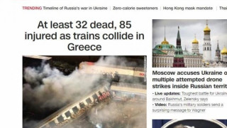 Σύγκρουση τρένων: Πρώτο θέμα στα μεγαλύτερα διεθνή ΜΜΕ η πολύνεκρη τραγωδία