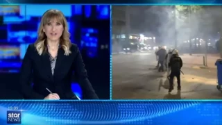 Πάγωσαν όλοι στο δελτίο του Star: Δημοσιογράφος δέχτηκε χτυπήματα στο κεφάλι