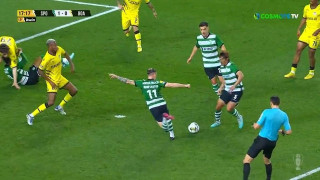 Απίθανη ραμπόνα από τον Σάντος στο ματς της Σπόρτινγκ