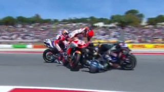 Η τρομακτική σύγκρουση Μάρκεθ και Ολιβέιρα στο Moto GP της Πορτογαλίας