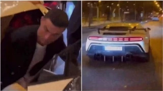 «Έπεσαν τα σαγόνια» στους δρόμους της Μαδρίτης: Ο Ρονάλντο κυκλοφόρησε με πανάκριβη Buggati