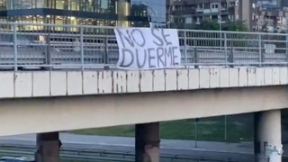 Παρτίζαν - Ρεάλ: Με υβριστικά πανό στα ισπανικά υποδέχθηκαν την Ρεάλ