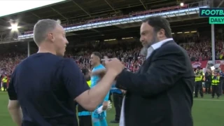 Ο Βαγγέλης Μαρινάκης συνεχάρη τον Κούπερ και τους παίκτες της Νότιγχαμ για την παραμονή στην κατηγορία