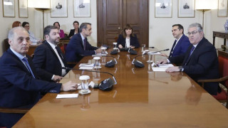 Ολοκληρώθηκε σε 30 λεπτά η σύσκεψη των πολιτικών αρχηγών στο Προεδρικό