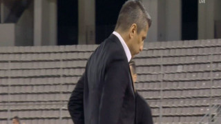 Η αντίδραση του Ραζβάν Λουτσέσκου μετά το δεύτερο γκολ της ΑΕΚ