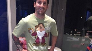 Με τις πιτζάμες ταξίδεψε ο... Μέσι! (Pic)