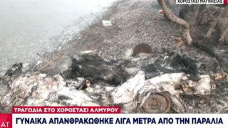 Σοκαριστικό βίντεο από το σημείο που απανθρακώθηκε η γυναίκα: Έλιωσε το τροχόσπιτο