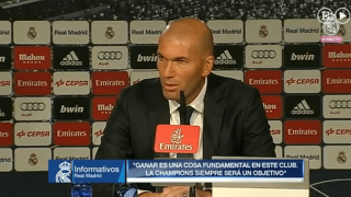 Ζιντάν: «Στόχος μας το Champions League»