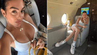 Η Χεορχίνα ταξιδεύει μόνο με το... υπερλούξ ιδιώτικο τζετ του Ρονάλντο