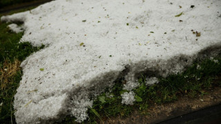 Θεσσαλονίκη: Χαλάζι στην Επανομή - Στα λευκά ο Χορτιάτης