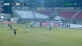 ΠΑΟΚ: Το χαμένο πέναλτι του Μπράντον Τόμας στο ματς με τον Πανσερραϊκό