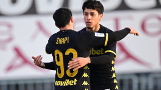 Πάρτι του Άρη στο φινάλε του ματς με τον Παναιτωλικό