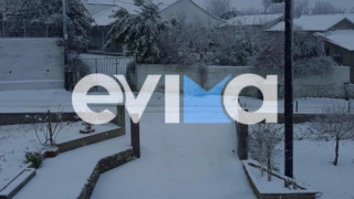 Στα λευκά ντύθηκε όλη η Εύβοια