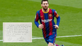 Μέσι: Σε δημοπρασία η χαρτοπετσέτα που υπέγραψε το πρώτο του συμβόλαιο με την Μπαρτσελόνα